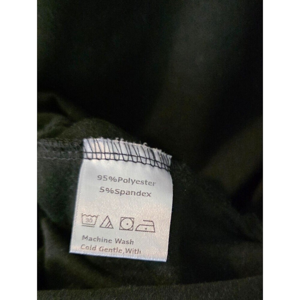 Black Red Buffalo Plaid Colorblock Hoodie XXL - Picture 4 of 6